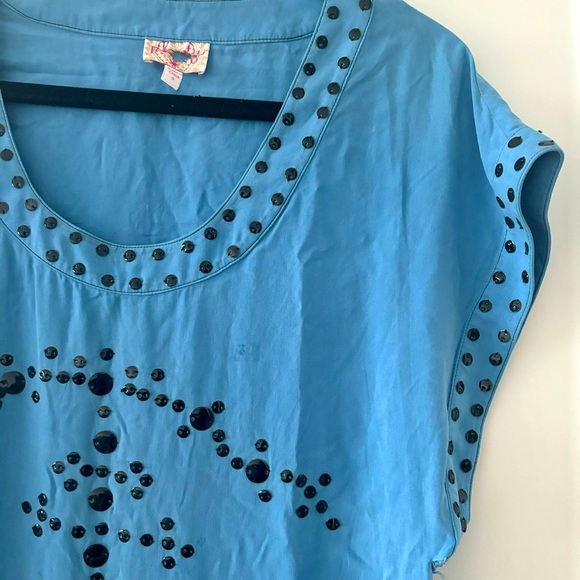 Plenty TRACY REESE Silk Dress w/ Embellishments Size 0 - Picture 3 of 6